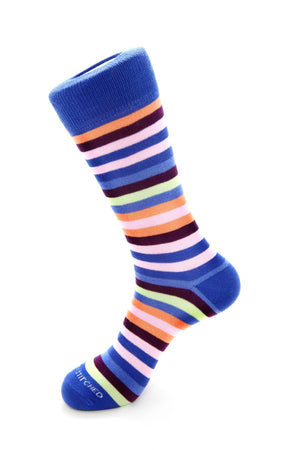 6 Color Stripe Sock