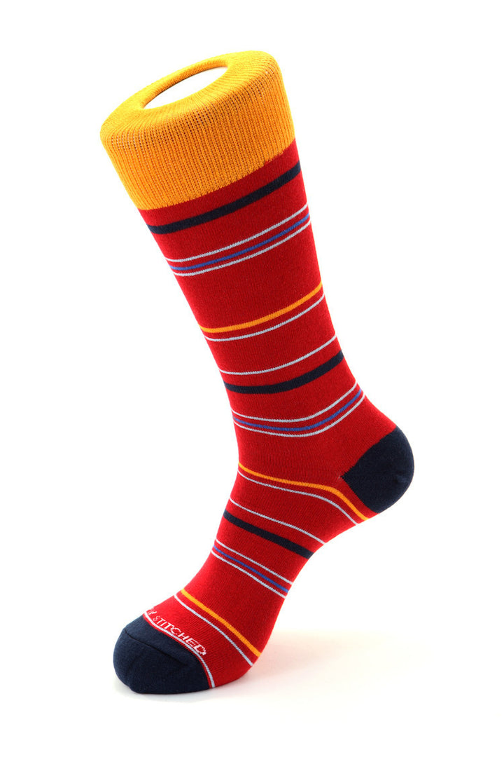 Wide Stripe Sock