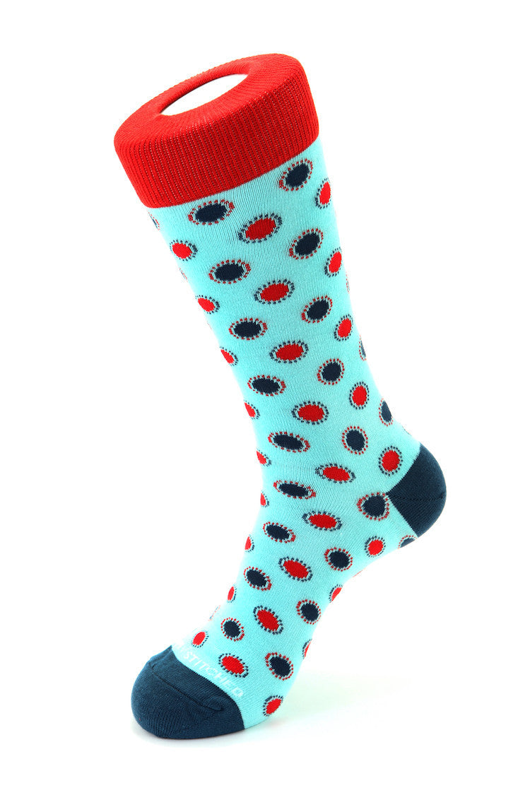 Layered Polka Dots Sock